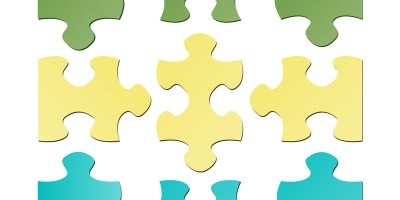 Sorted puzzle pieces